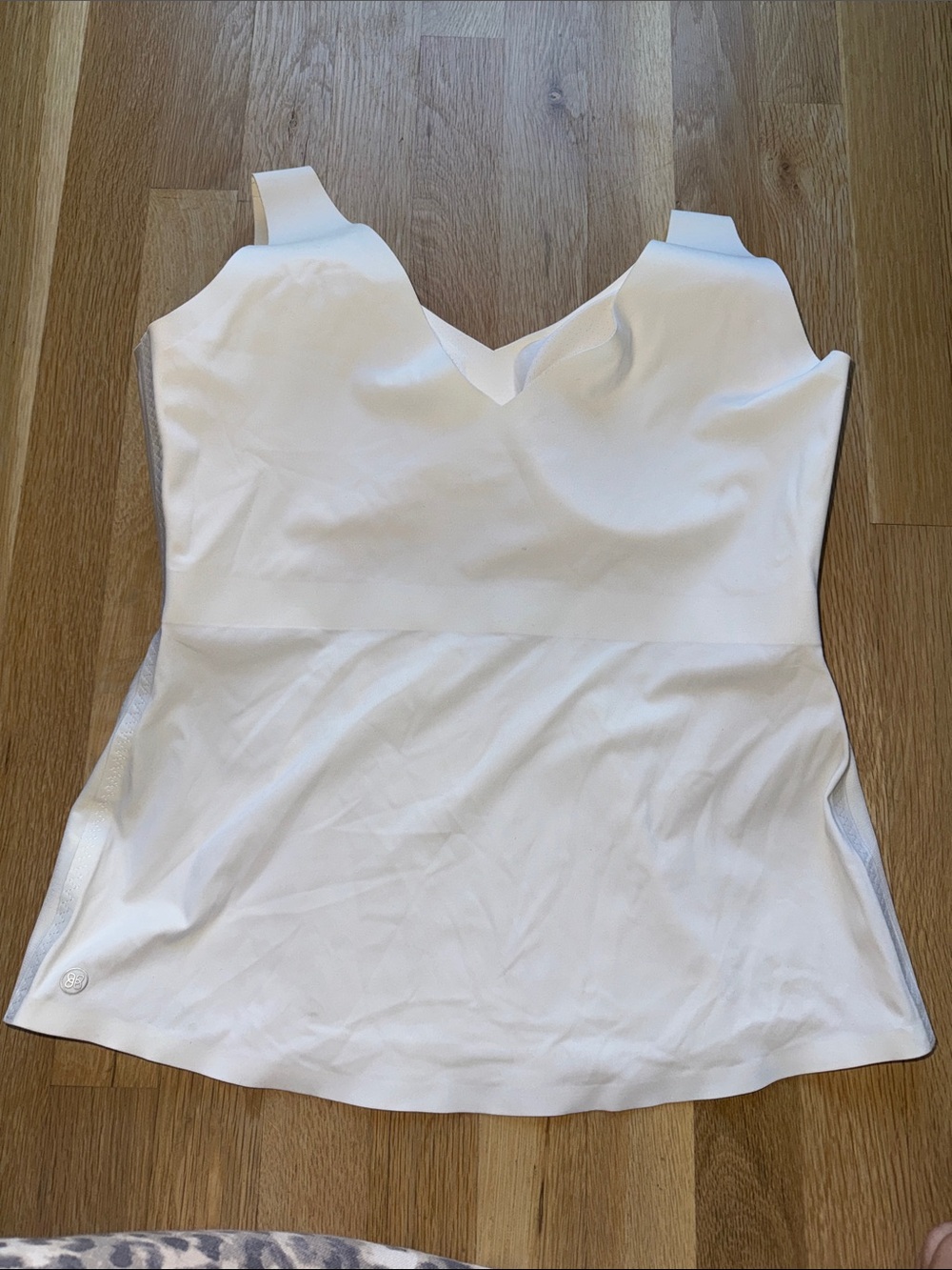 HoneyLove ShapeWear Wide Strap White Tank Size 1X Slimming - Picture 4 of 7